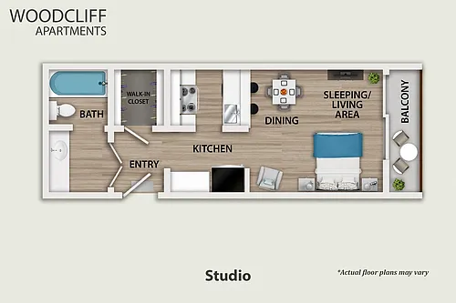 Floor plan Studio
