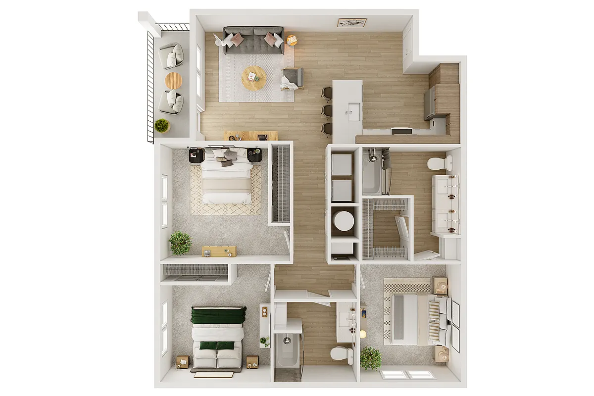 Floor plan C1