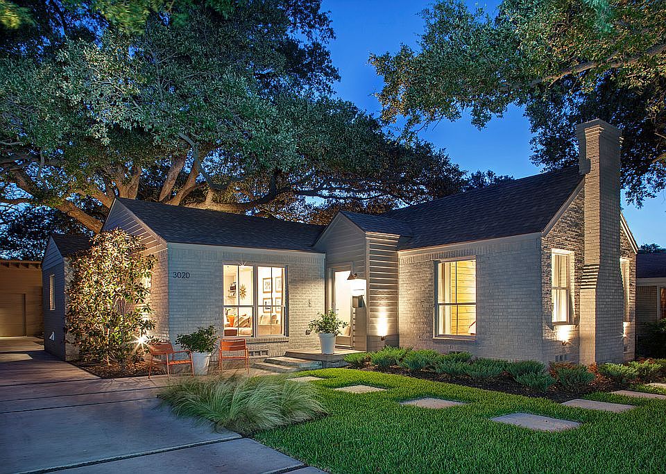 front yard and entry