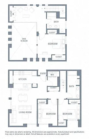 Floor plan 1698 3B2B