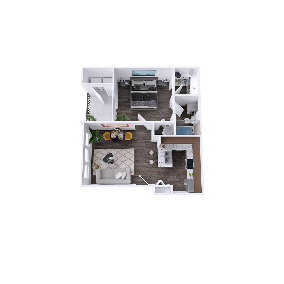 Floor plan A1 Renovated