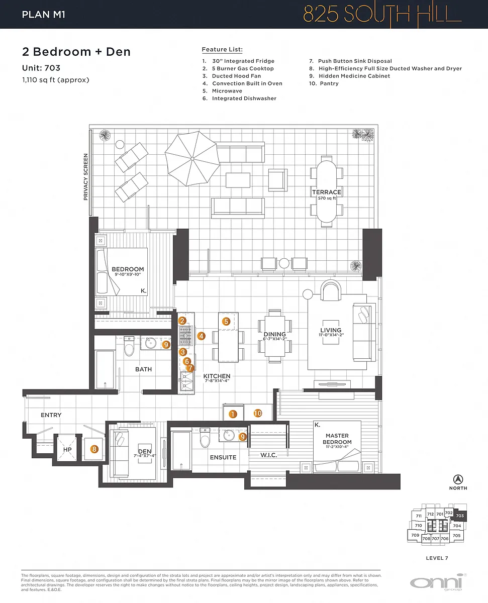 Floor plan PLAN M1