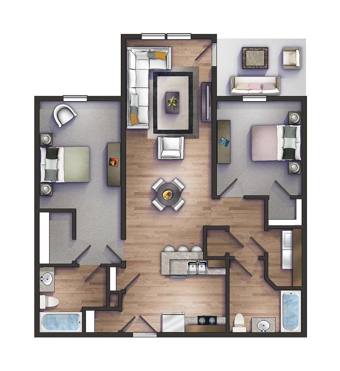 Floor plan The Lux