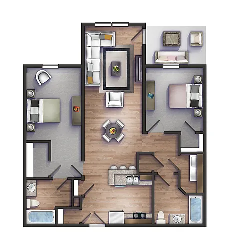 Floor plan The Lux