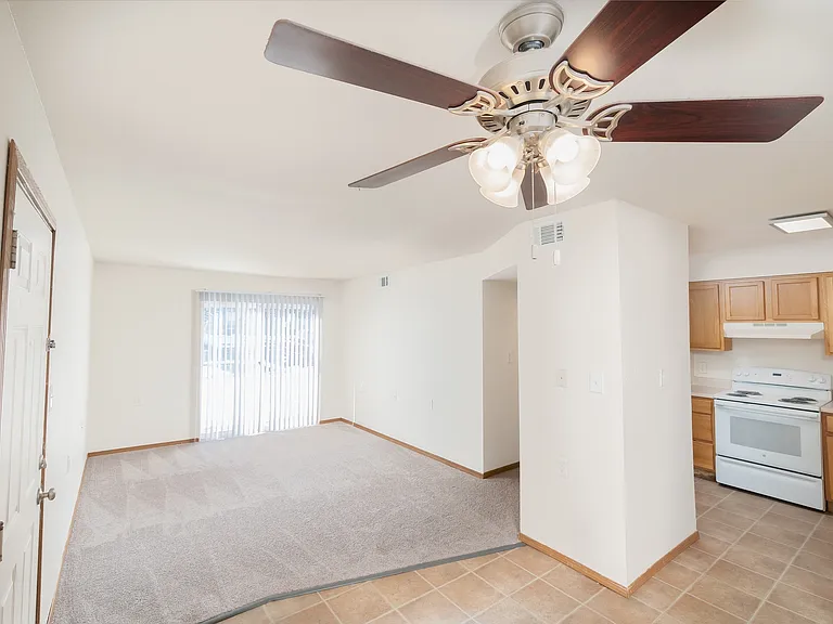Living Area and Kitchen