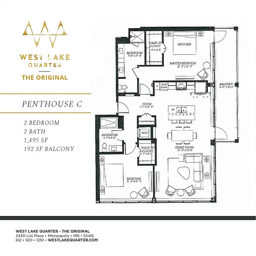Floor plan Penthouse C