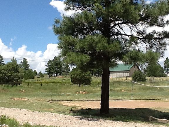 Horseshoe pit with shade