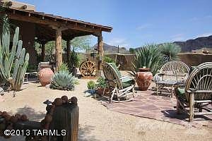 Flagstone in front courtyard