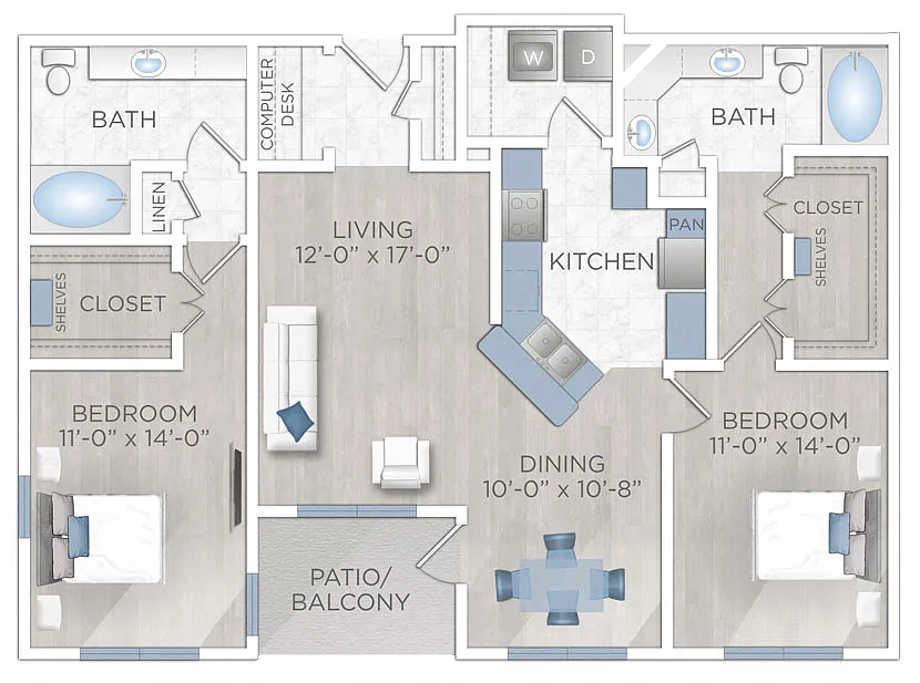 Floor plan B3