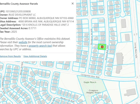 4000 Bryan Ave NW, Albuquerque, NM 87114