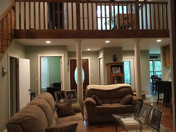 Living room with balcony