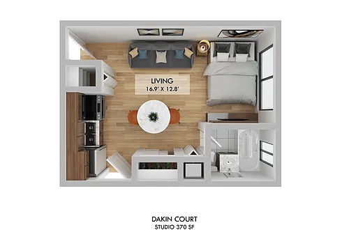 Floor plan Studio