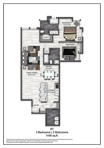 Floor plan B7