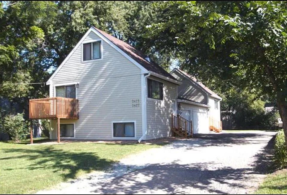 View from sidewalk - large yard