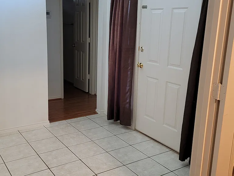 Foyer from inside formal dining room