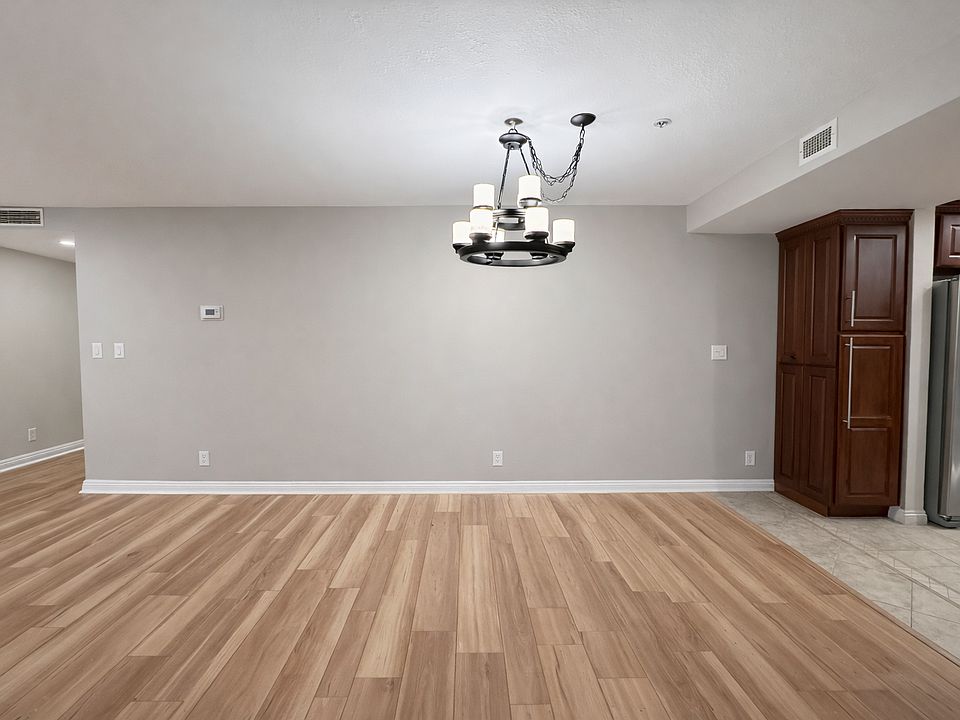 Spacious dining space off kitchen.