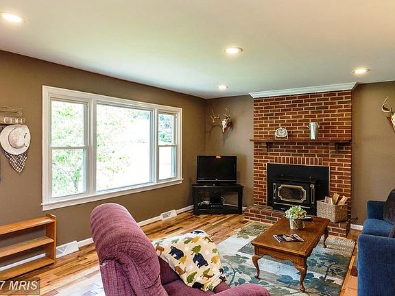 Family Room w/wood burning stove