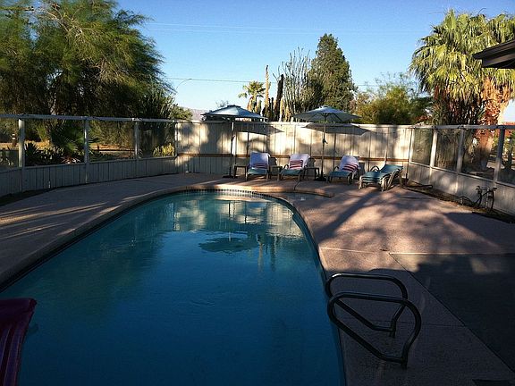 View of pool, looking East