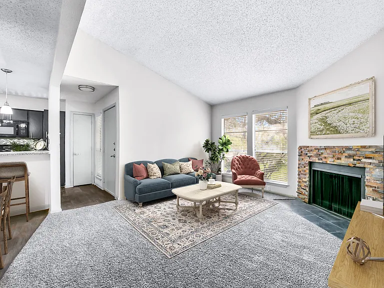 A1 Open Concept Living Area