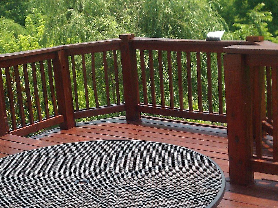 view from the top deck.