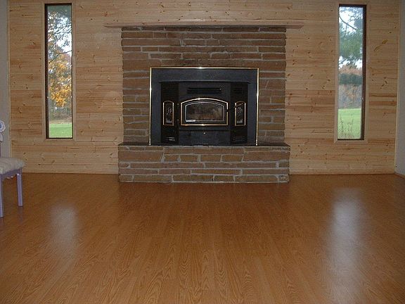 Pellet Stove in Living Room