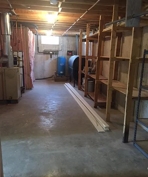 Basement utilities / storage