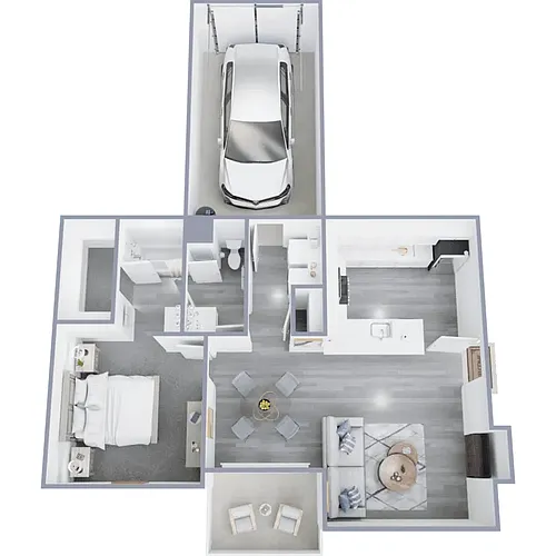 Floor plan The Trieste Flat Renovated