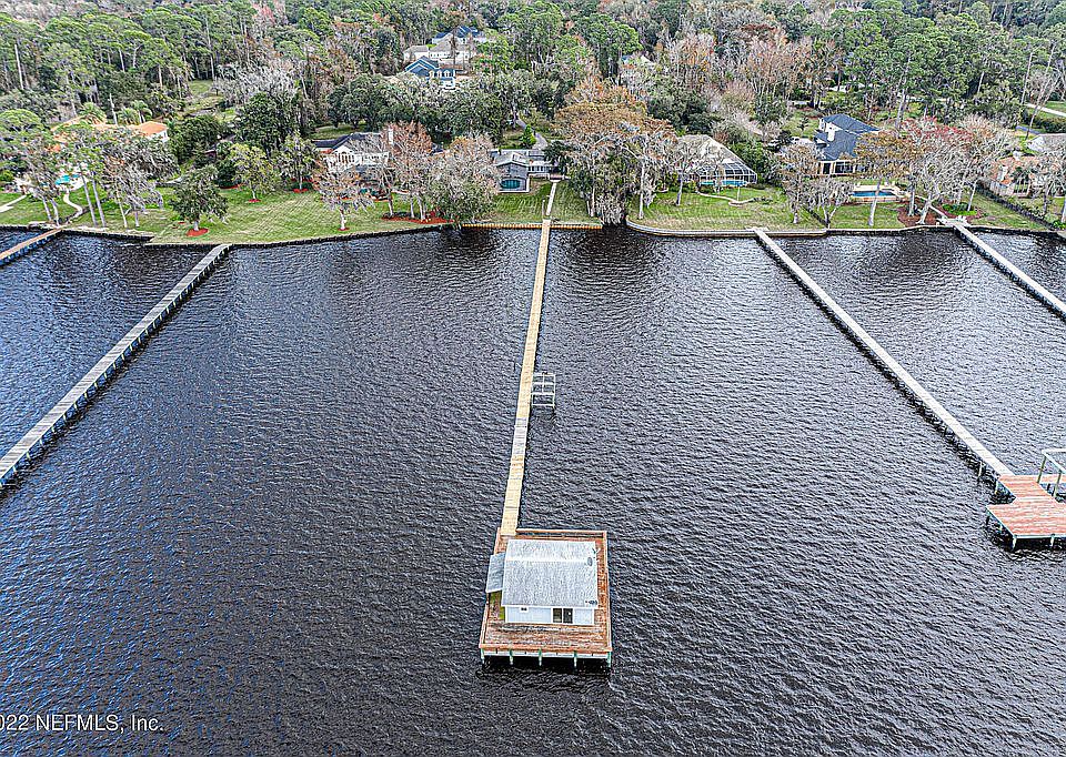 Only two houses in the river
