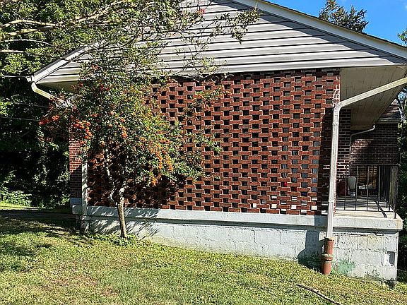 Brick porch enclosure 