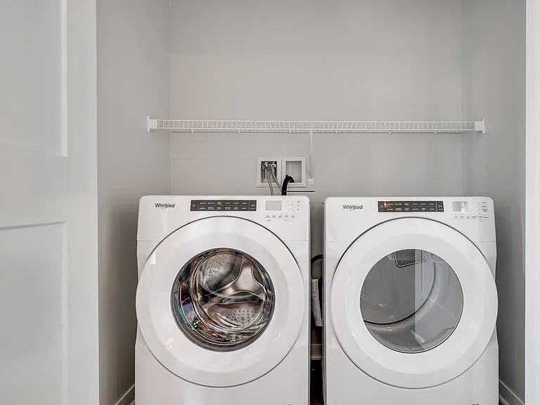 Simplify laundry day with a washer and dryer right in your home.