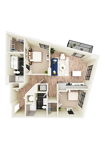 Floor plan B2