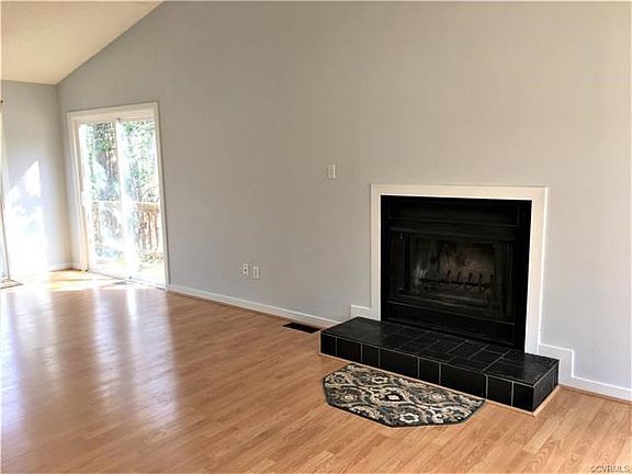 Woodburning fireplace