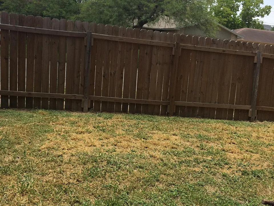 small fenced area for pets