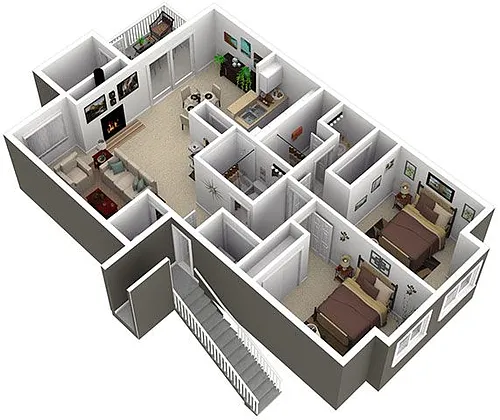 Floor plan The Oak