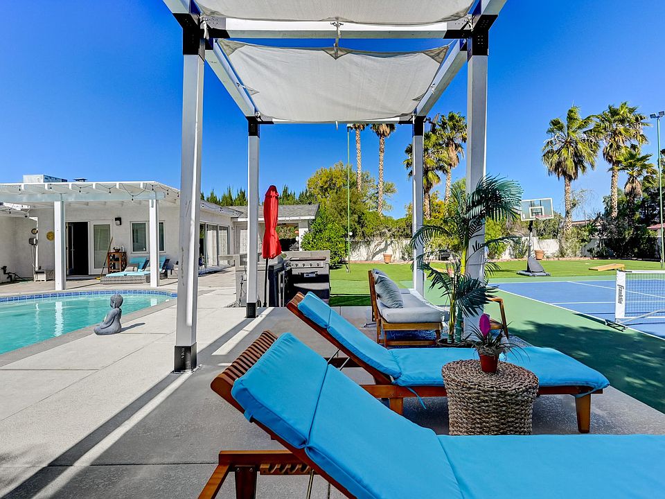 Pool + Cabana + Pickleball Court