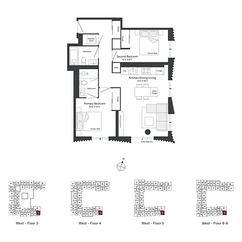 Floor plan W0611