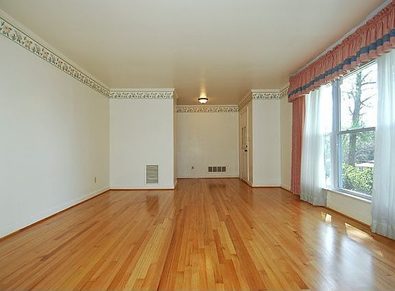 Gleaming hardwood in LR