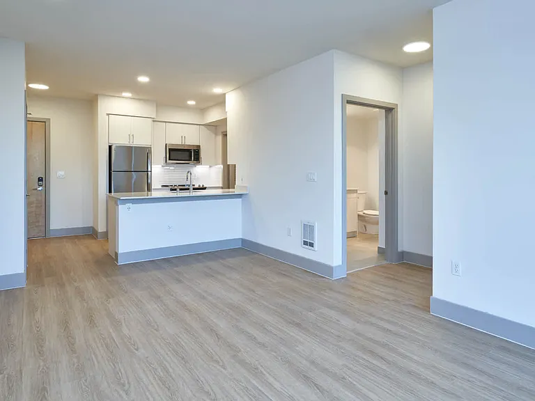 Living Room with Hard Surface Flooring