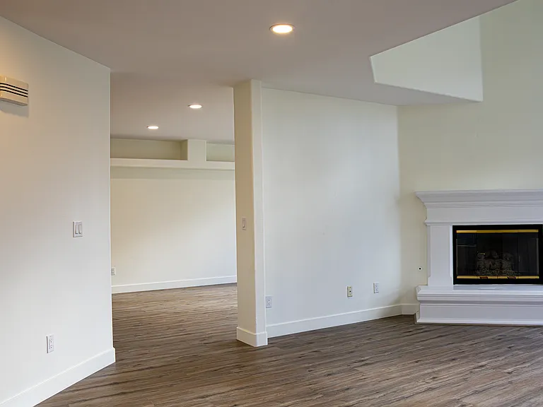 Living room and dining room, bonus family room