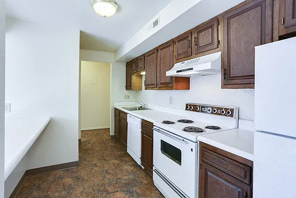1 Bedroom Unit - Kitchen - All Appliances Included - Liberty Square Apartments