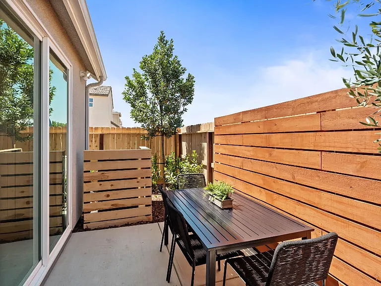 backyard Photo from Model home
