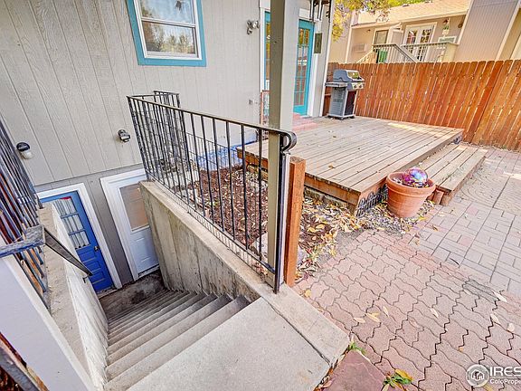 Private entrance to downstairs unit