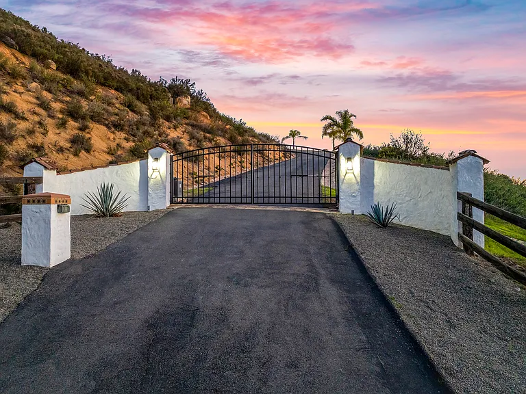 Private gated entrance