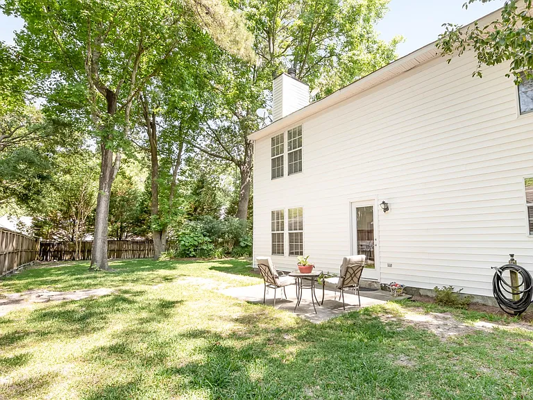 Large backyard