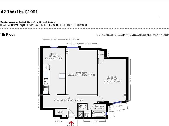 2nd image of 2700 Bronx Park E #F42