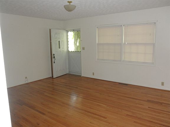 Living room with hardwood floor