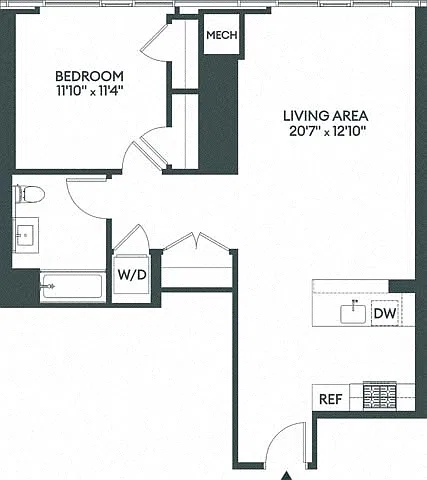 Floor plan 1M