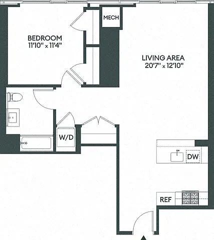 Floor plan 1M