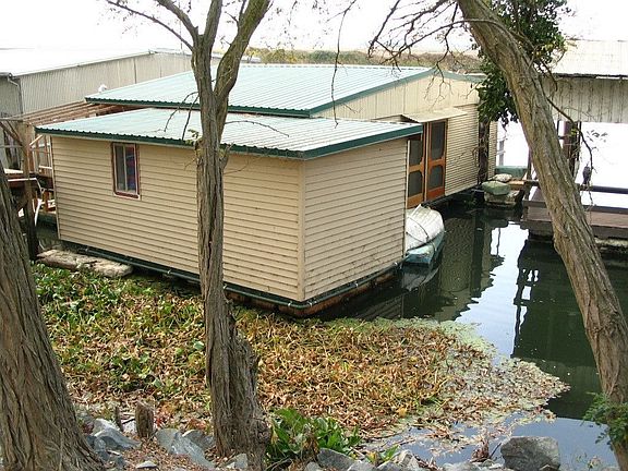 Rear of home facing levee.