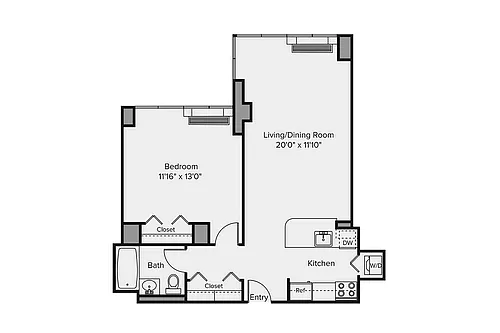Floor plan A2-1-303-803